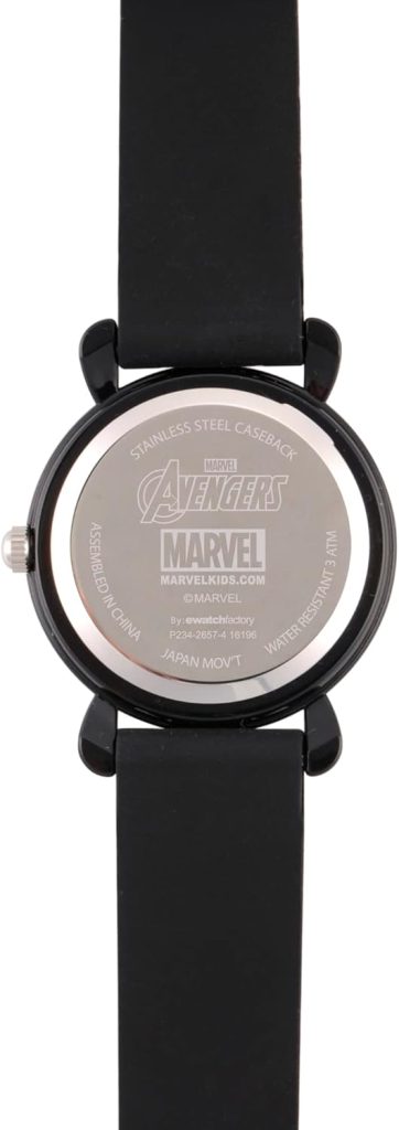 MARVEL Kids' Plastic Time Teacher Analog Quartz Silicone Strap Watch - Image 3