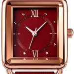 Women Quartz Watch Lady Stylish Dress Watch with Leather Strap