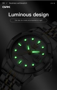 Watch Bracelet Dress Easy to Read Stainless Steel - Image 5