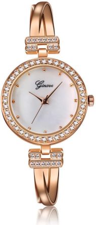 Women Stylish Four-Piece Bangle Analog Quartz Wrist Watch - Image 4