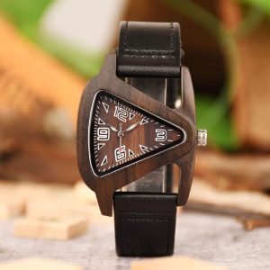 Watch with Leather Strap Quartz  Red Wooden Watches - Image 7
