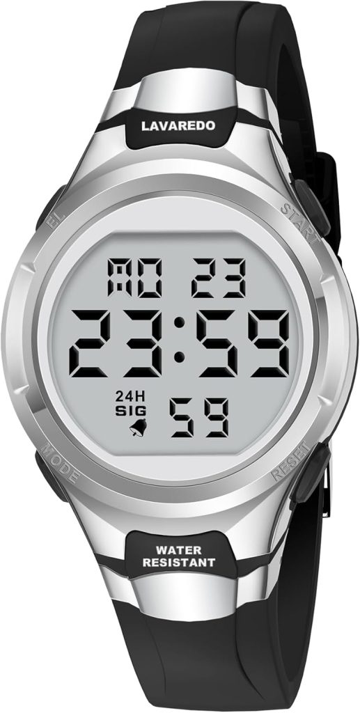 Watches for Women Sport Digital Womens Watch Waterproof with Strap Alarm/Stopwatch/Chronograph/LED Back Light