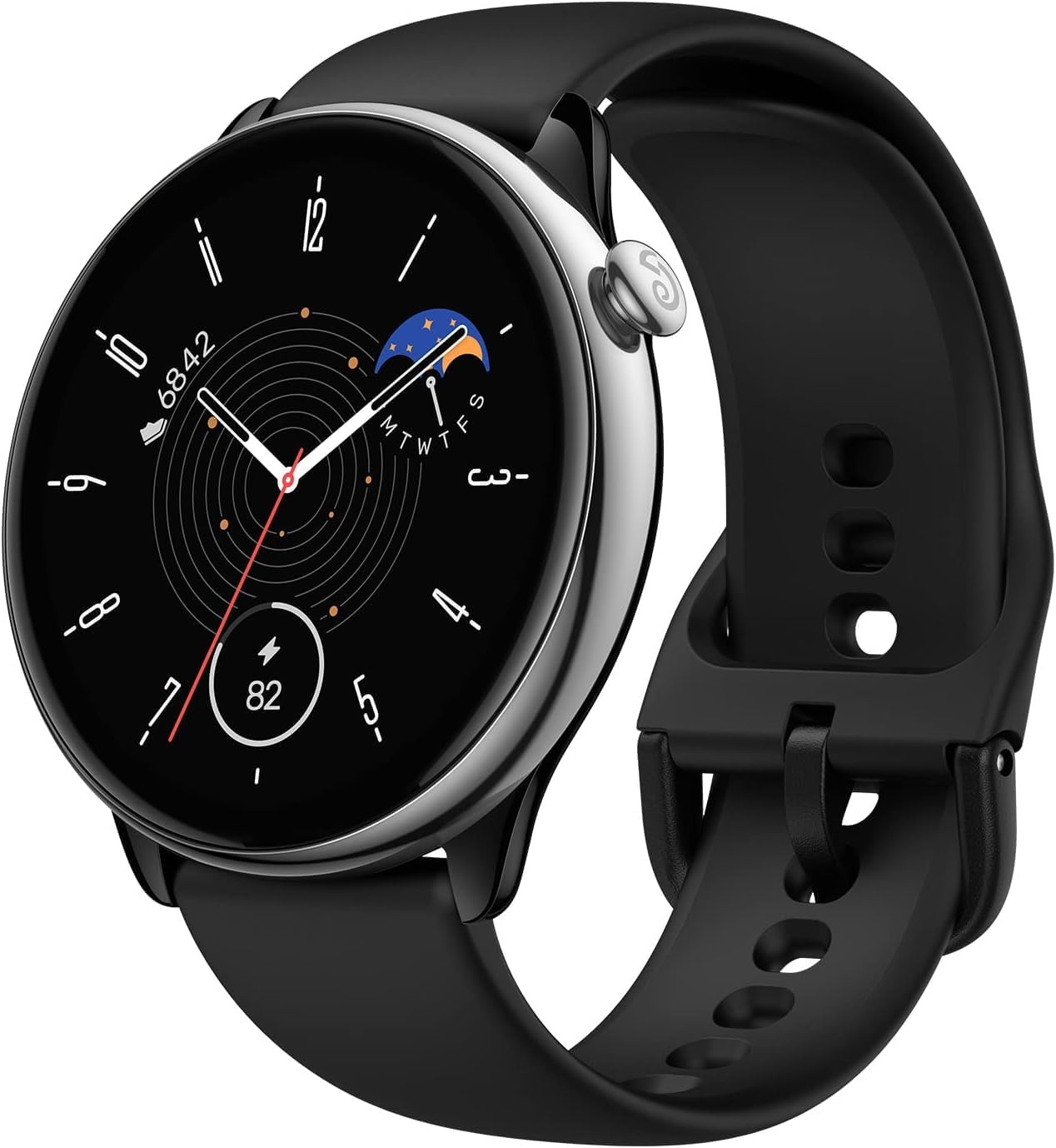 61b-75iHbuL._AC_SL1378_.jpg Smart Watch 43mm, 14-Day Battery Life, Fitness App Enabled, Heart Rate - Image 1