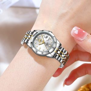 Watch Bracelet Dress Easy to Read Stainless Steel - Image 2