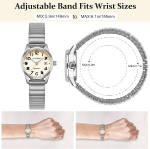 Watches for Women Watch, Waterproof Watches with Stainless Steel - Image 6