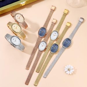 Quartz Watch - 30m Waterproof, Stainless Steel Mesh Band - Image 6