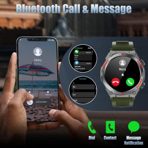 Smart Watch, 1.52-Inch Touch Screen  Smartwatch with Text and Call, Heart Rate and Activity Trackers - Image 2